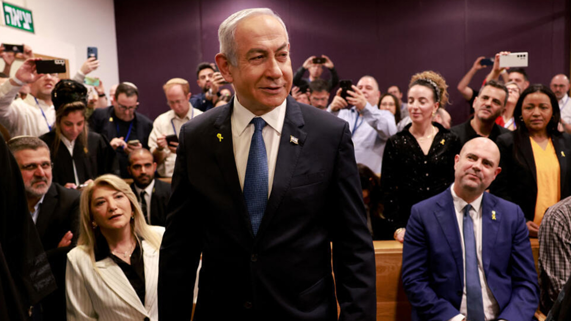 Israël : Benyamin Netanyahu à La Barre Pour La Reprise De Son Procès ...