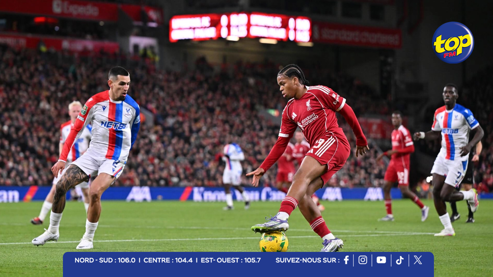Liverpool prend la porte ! 3-0 face à Crystal Palace Liverpool prend la porte ! 3-0 face à Crystal Palace