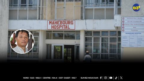 Georges Ah Ya entame une manifestation pacifique devant l'hôpital de Mahébourg