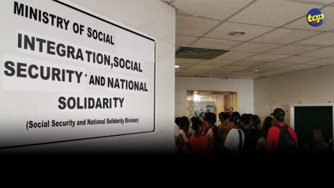 Le bureau de la Sécurité sociale à Port-Louis