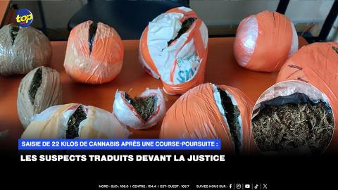 𝗦𝗮𝗶𝘀𝗶𝗲 𝗱𝗲 𝟮𝟮 𝗸𝗶𝗹𝗼𝘀 𝗱𝗲 𝗰𝗮𝗻𝗻𝗮𝗯𝗶𝘀 𝗮𝗽𝗿𝗲̀𝘀 𝘂𝗻𝗲 𝗰𝗼𝘂𝗿𝘀𝗲-𝗽𝗼𝘂𝗿𝘀𝘂𝗶𝘁𝗲 :