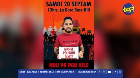 mobilisation à Rose-Hill