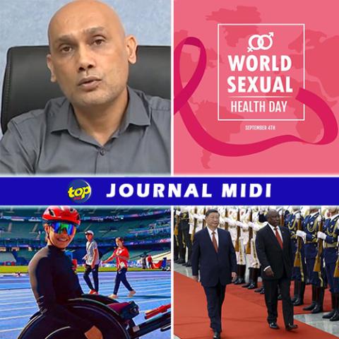 Le journal de midi de ce mercredi 4 septembre 2024 Le journal de midi de ce mercredi 4 septembre 2024