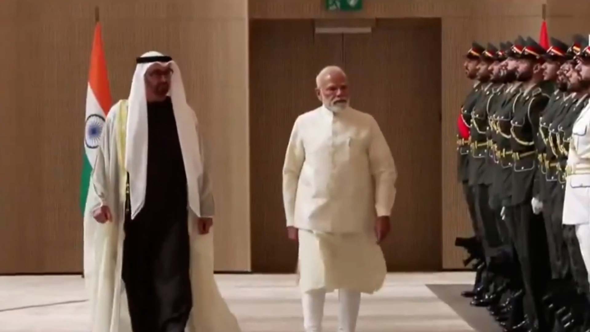 Narendra Modi aux Émirats