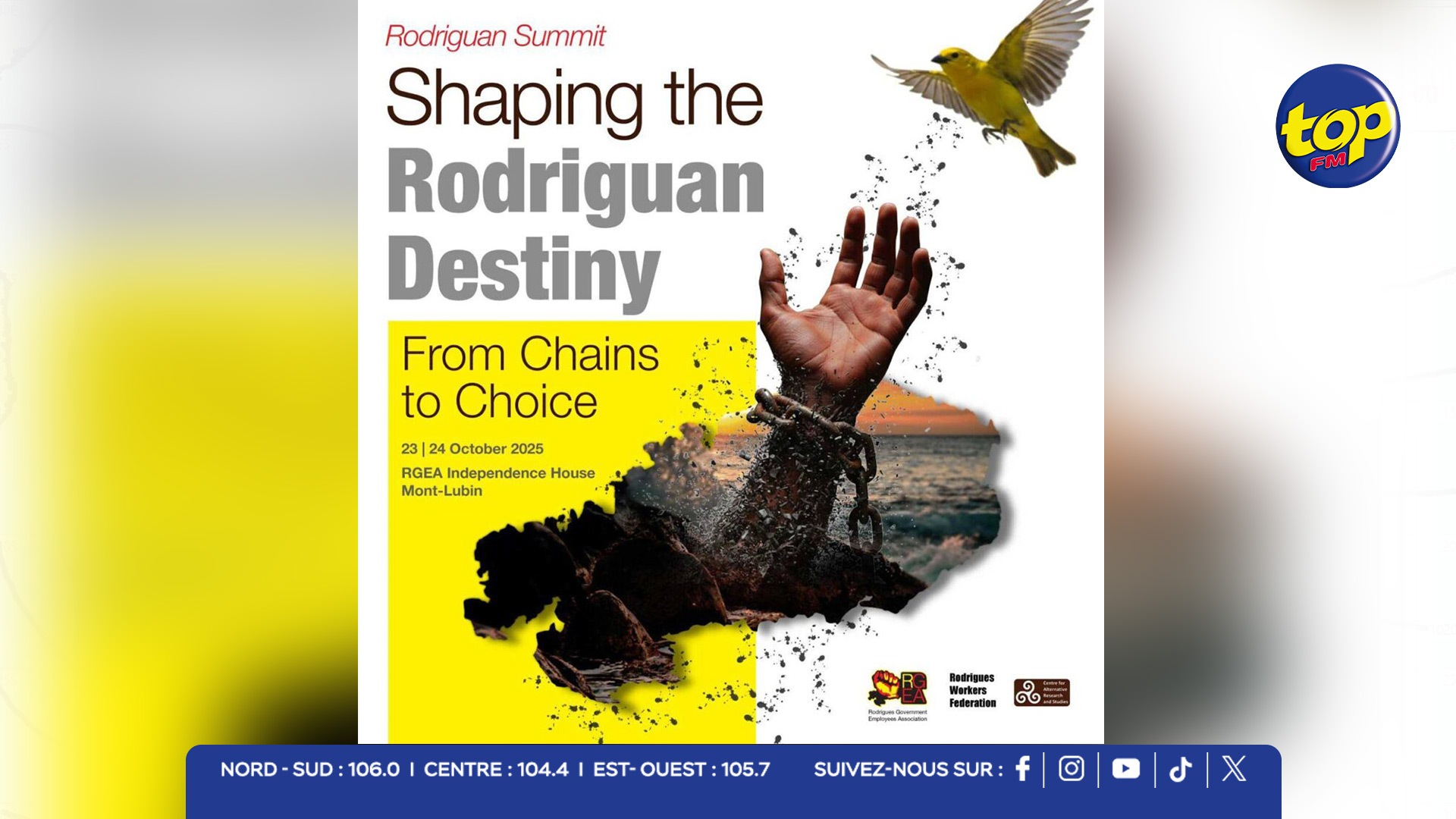 Shaping the Rodriguan Destiny Shaping the Rodriguan Destiny