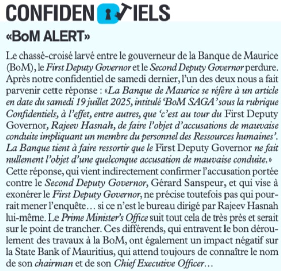 Confidentiels