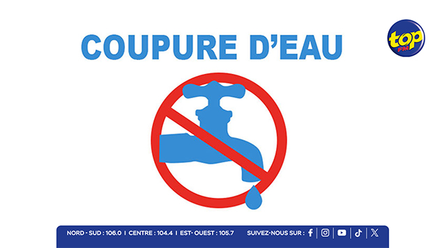 coupure d’eau coupure d’eau