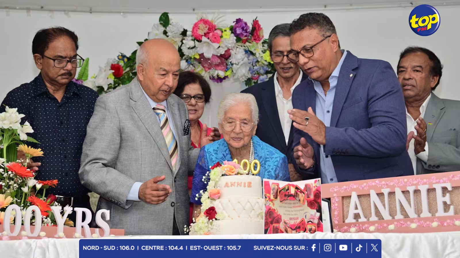 Madame Annie Beesoo célèbre ses 100 ans