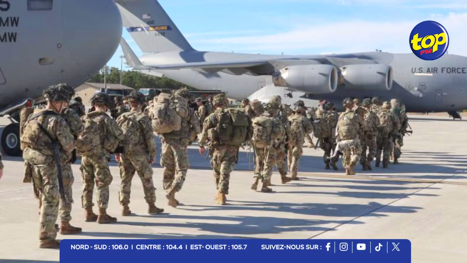 Renforts américains : Trump envisage d’envoyer 10 000 soldats supplémentaires au Moyen-Orient