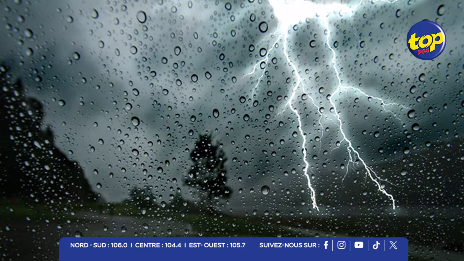 Météo : pluies et orages attendus jusqu’à demain après-midi
