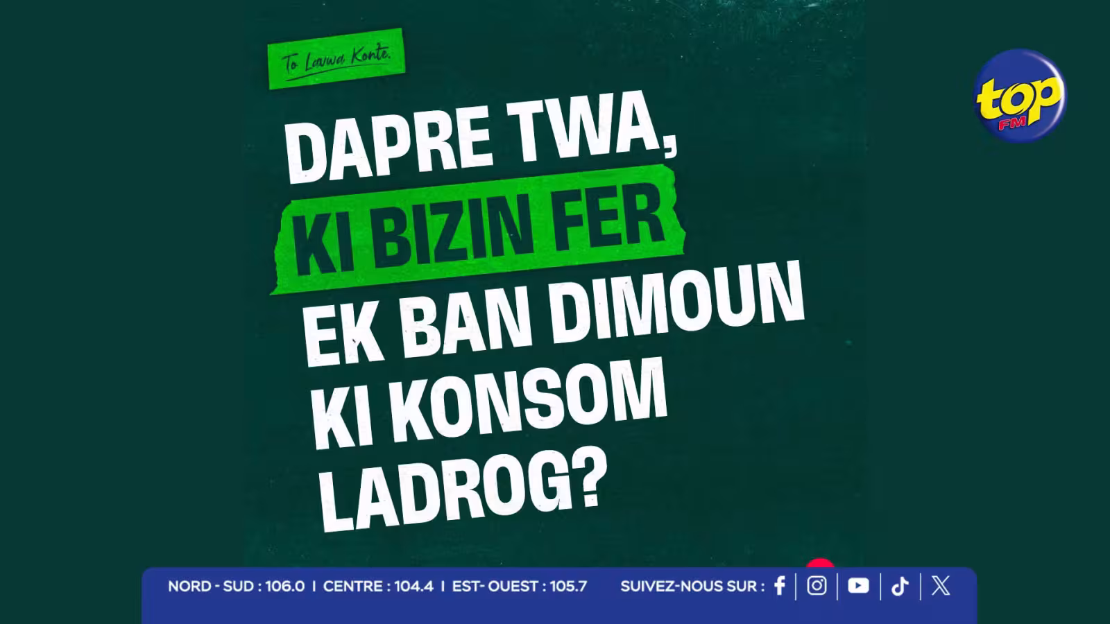 « Tonn get li. Me eskitonntrouv li ? » : CUT, PILS et AILES relancent la campagne « Soutenir. Pa Pinir. » pour placer l'humain au centre