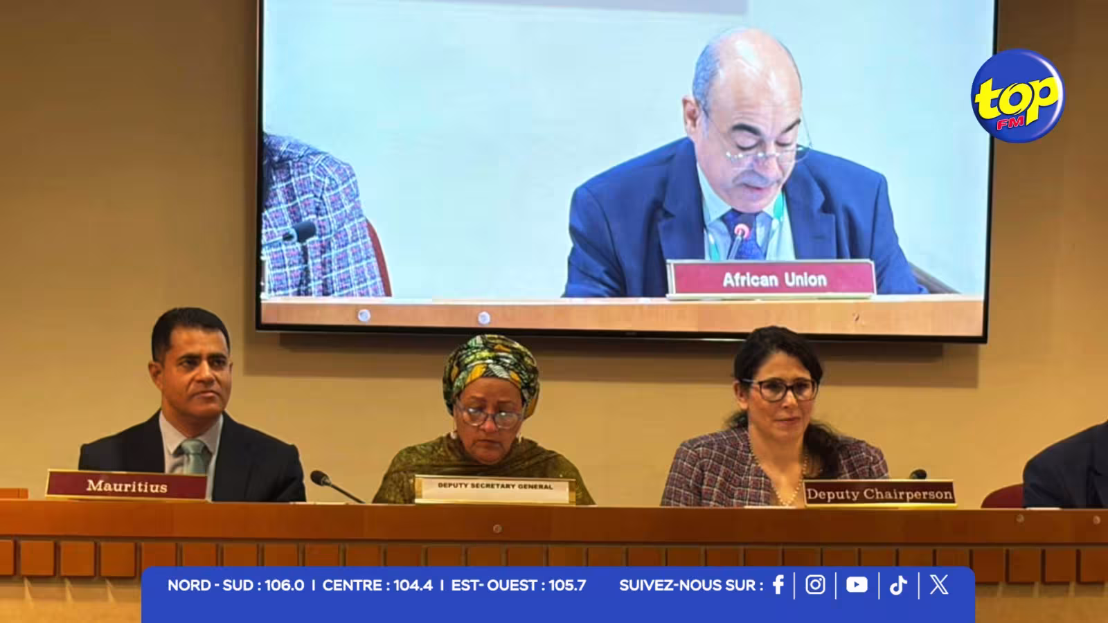 À la tribune de l'ONU : Fabrice David plaide pour une Afrique unie et résolument tournée vers le développement durable