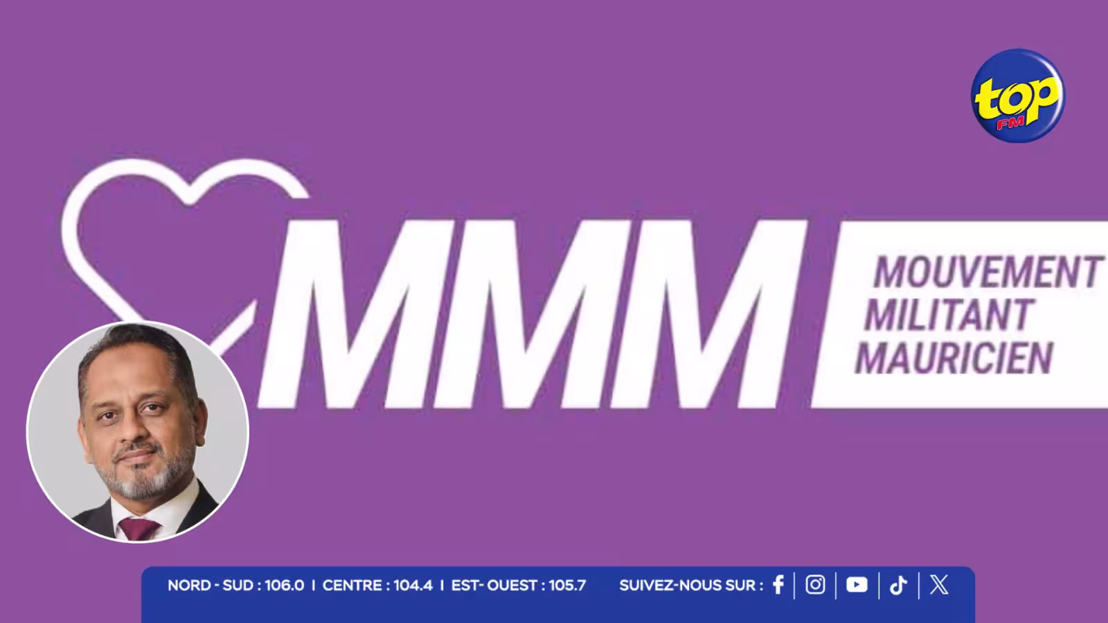 MMM : Reza Uteem invite les militants à célébrer 57 ans de combat et d’engagement