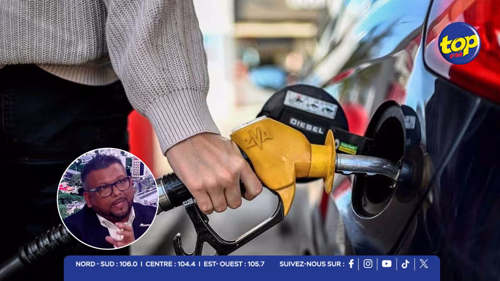 Hausse du tarif des carburants : « coup de massue », mais une décision « inévitable », selon Raviraj Beechook 