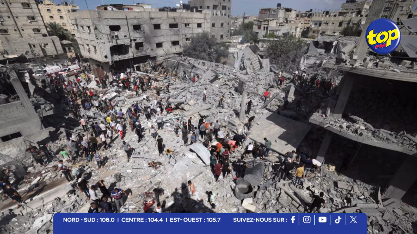 Gaza : une population prise au piège entre bombardements et crise humanitaire