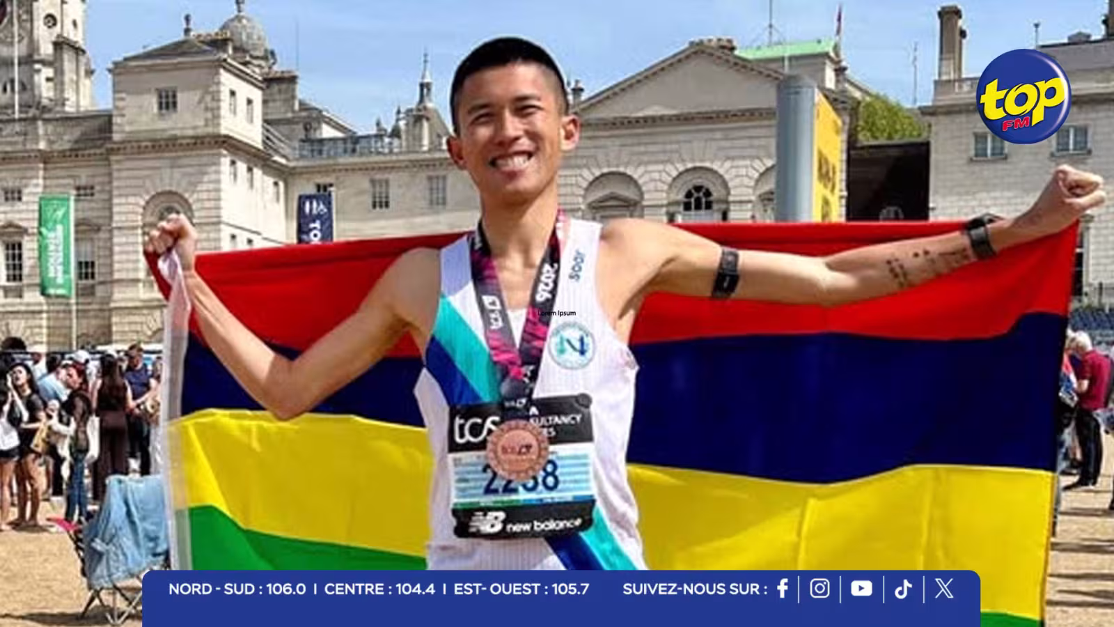 Marathon de Londres : nouveau record personnel en 2h34’04 pour le Mauricien Jeremy Yen
