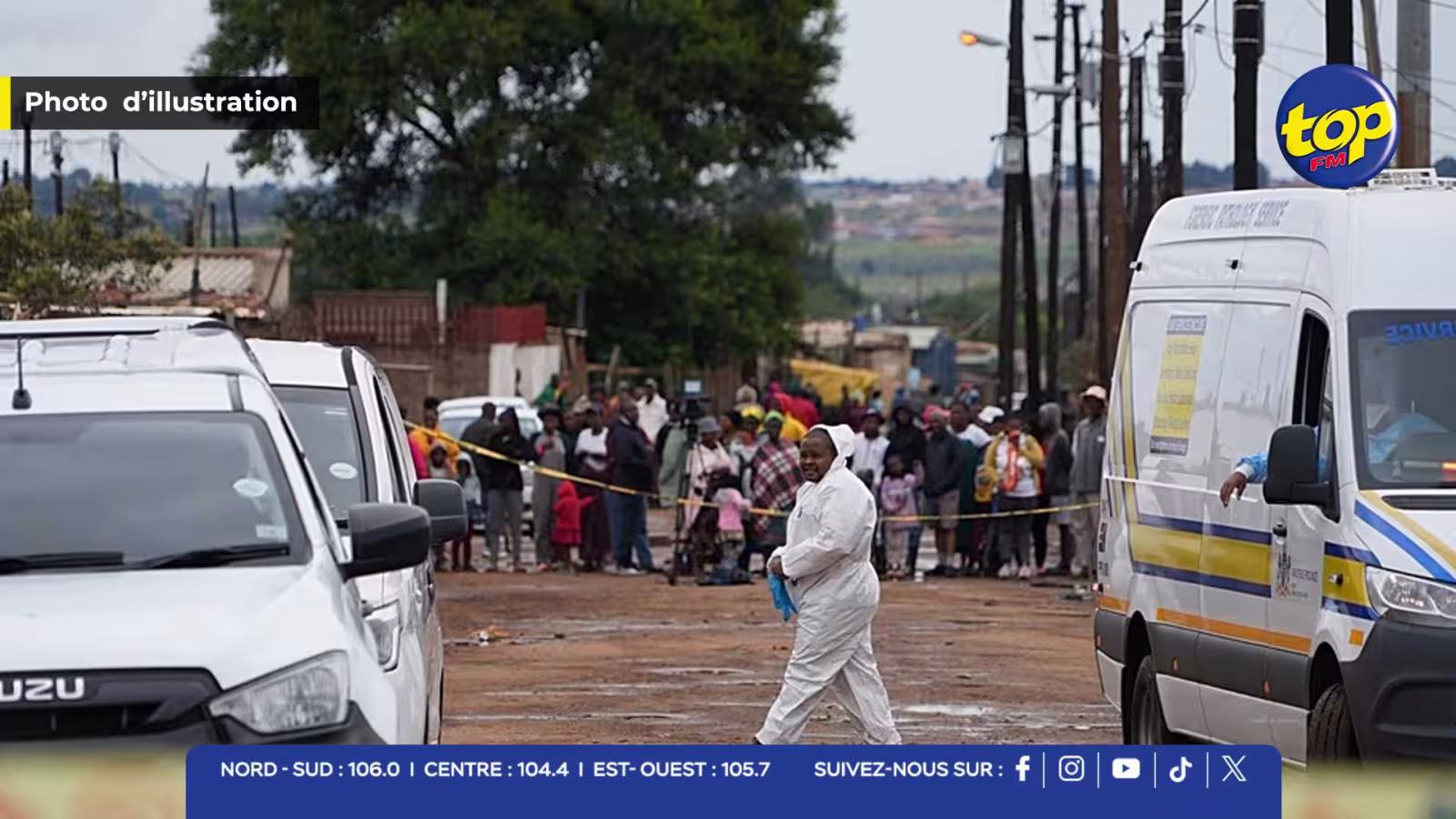 Criminalité en Afrique du Sud : une fusillade de masse fait 12 morts et 9 blessés à Johannesburg