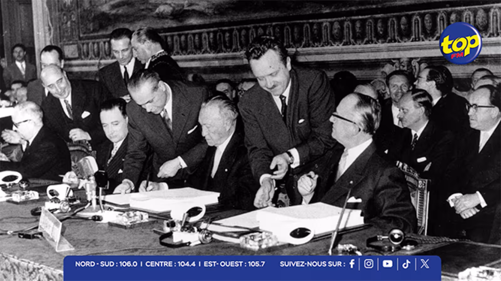25 mars 1957 : la signature du Traité de Rome