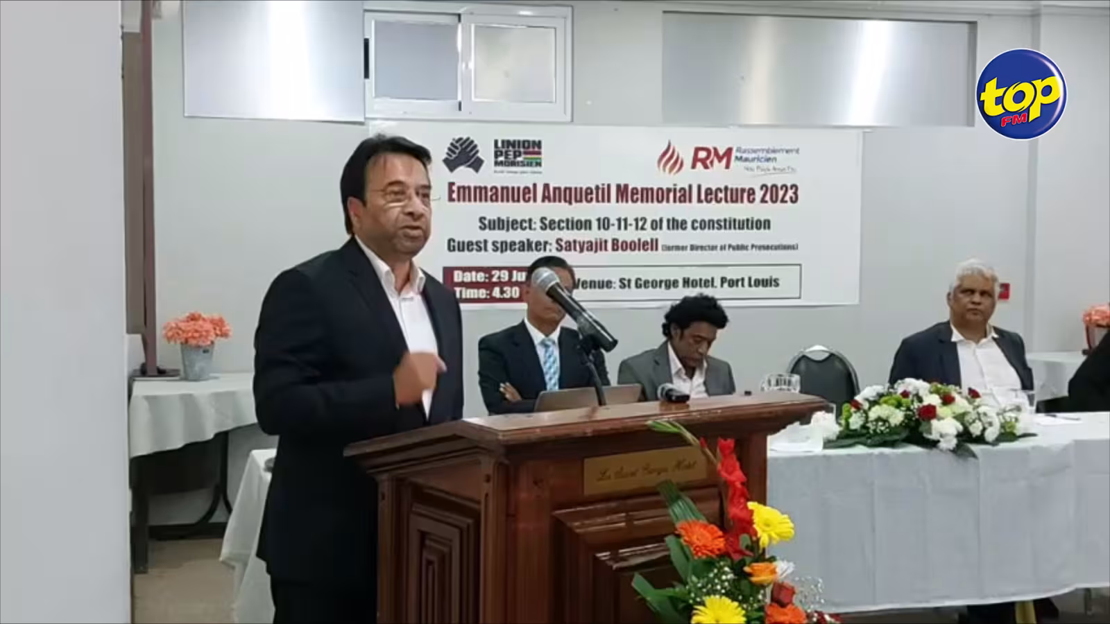 Conflit DPP-CP: ‘La constitution prévoir qui du moment procédures pénales enclencher c’est DPP qui rentre en jeu, bé ki zess ou pé faire, ki grand noire ou pé faire’ lance Satyajit Boolell qui rappelle que le DPP n’a pas de clients