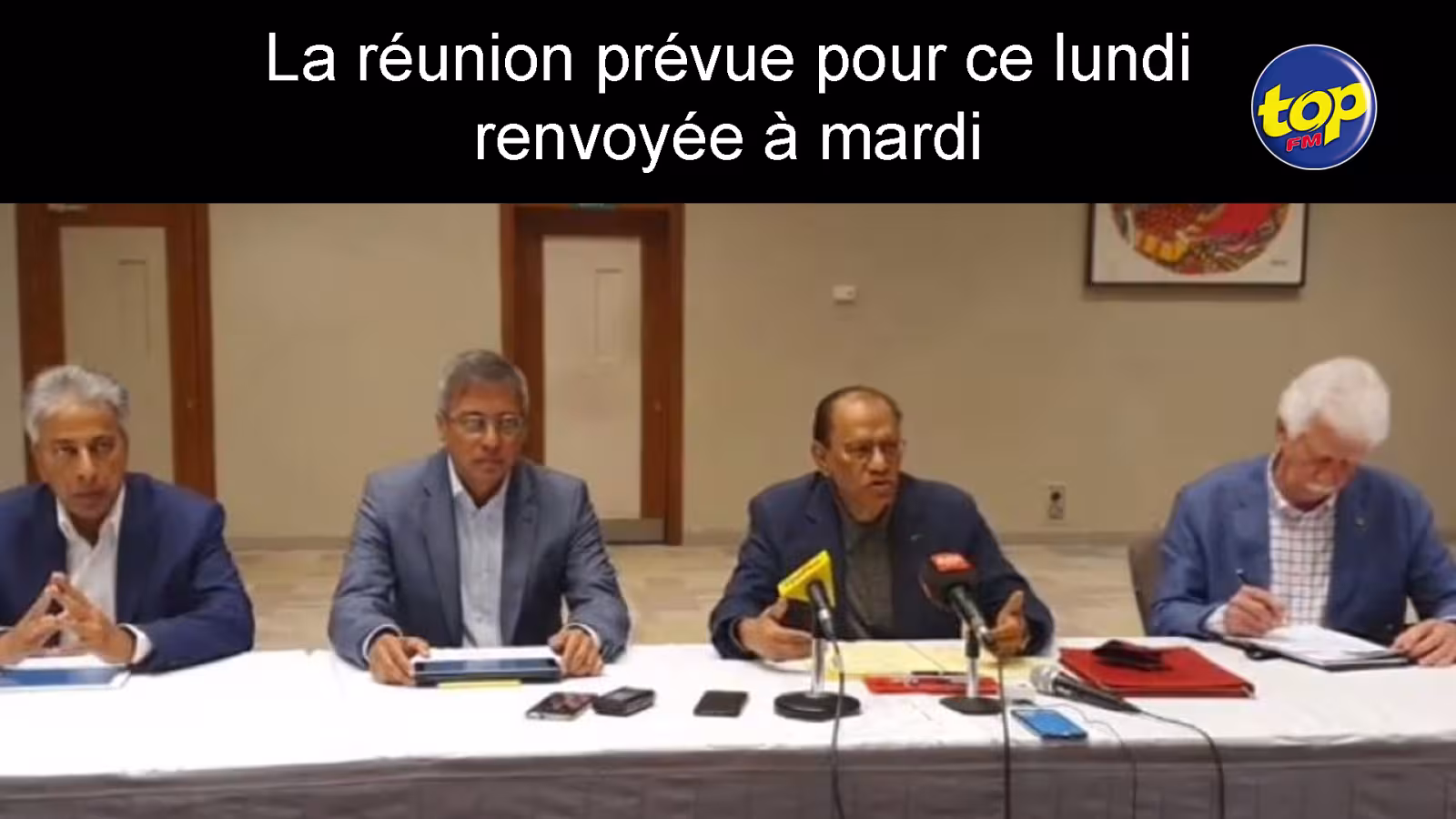 Pourparlers en vue d’une éventuelle alliance de l’opposition : la réunion prévue pour ce lundi renvoyée à mardi