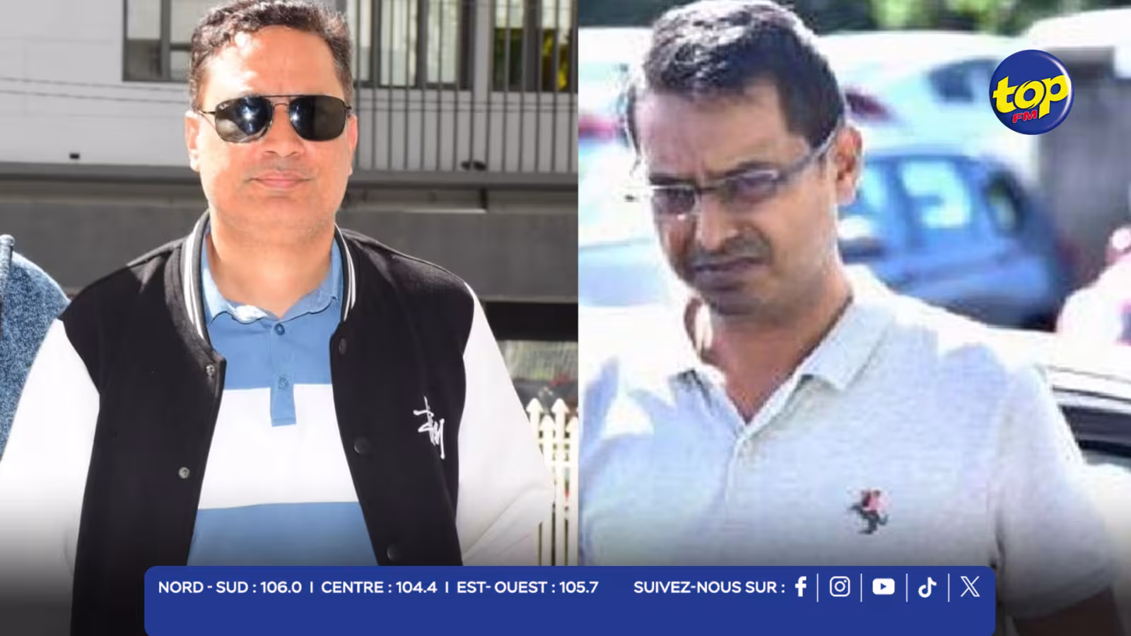 ASP Faraaz Mooniaruth et le sergent Yeshdeo Seebooruth