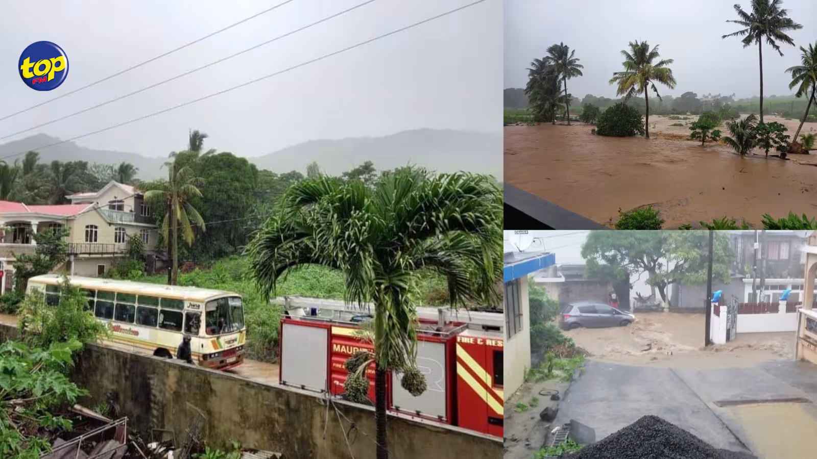 Des accumulations d’eau enregistrées dans plusieurs régions de l’ile,  notamment dans l’Est et le Sud-Est : les pompiers sont intervenus dans une dizaine de cas depuis ce matin