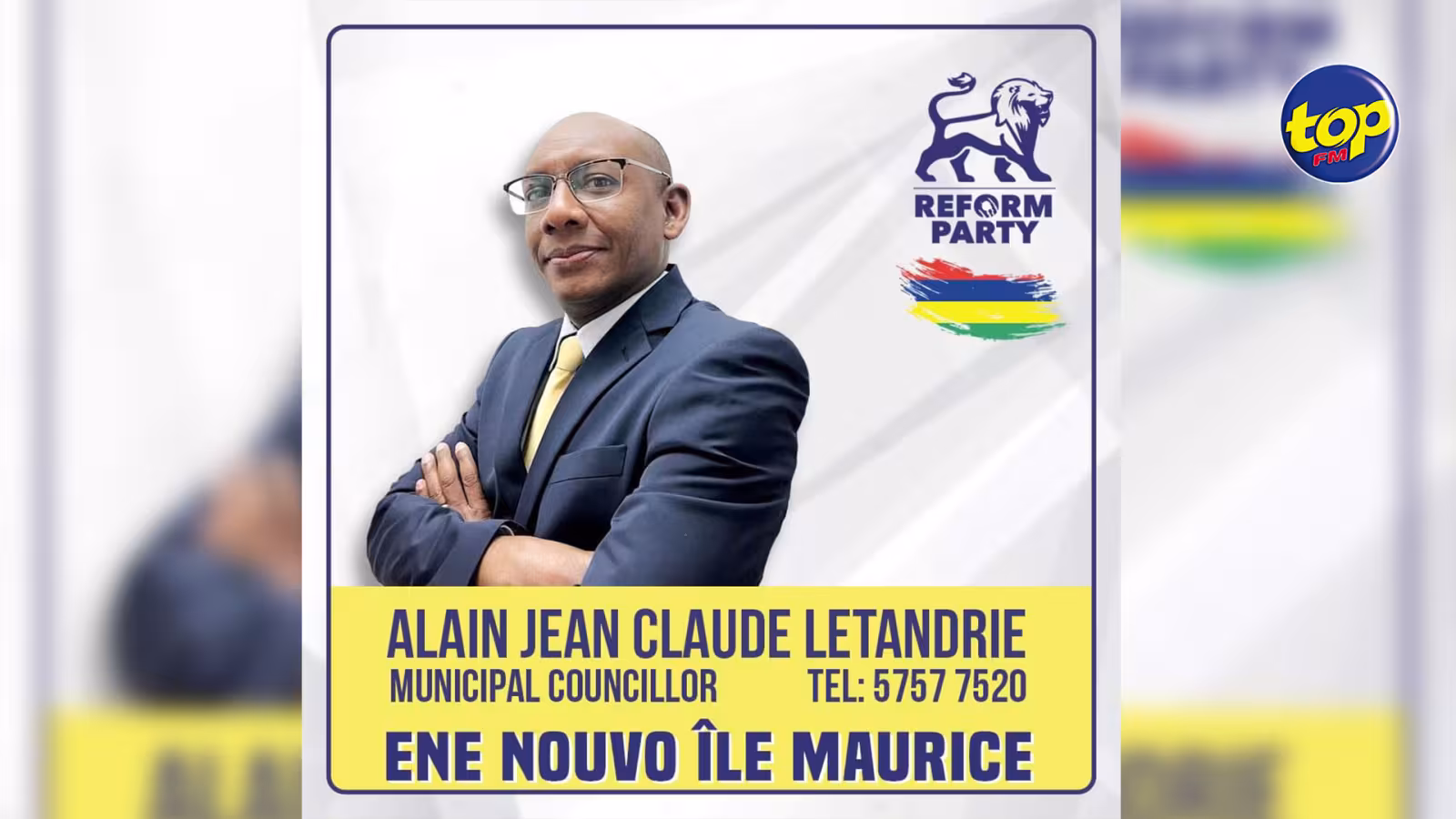 Politique : Alain Letandrie rejoint le Reform Party