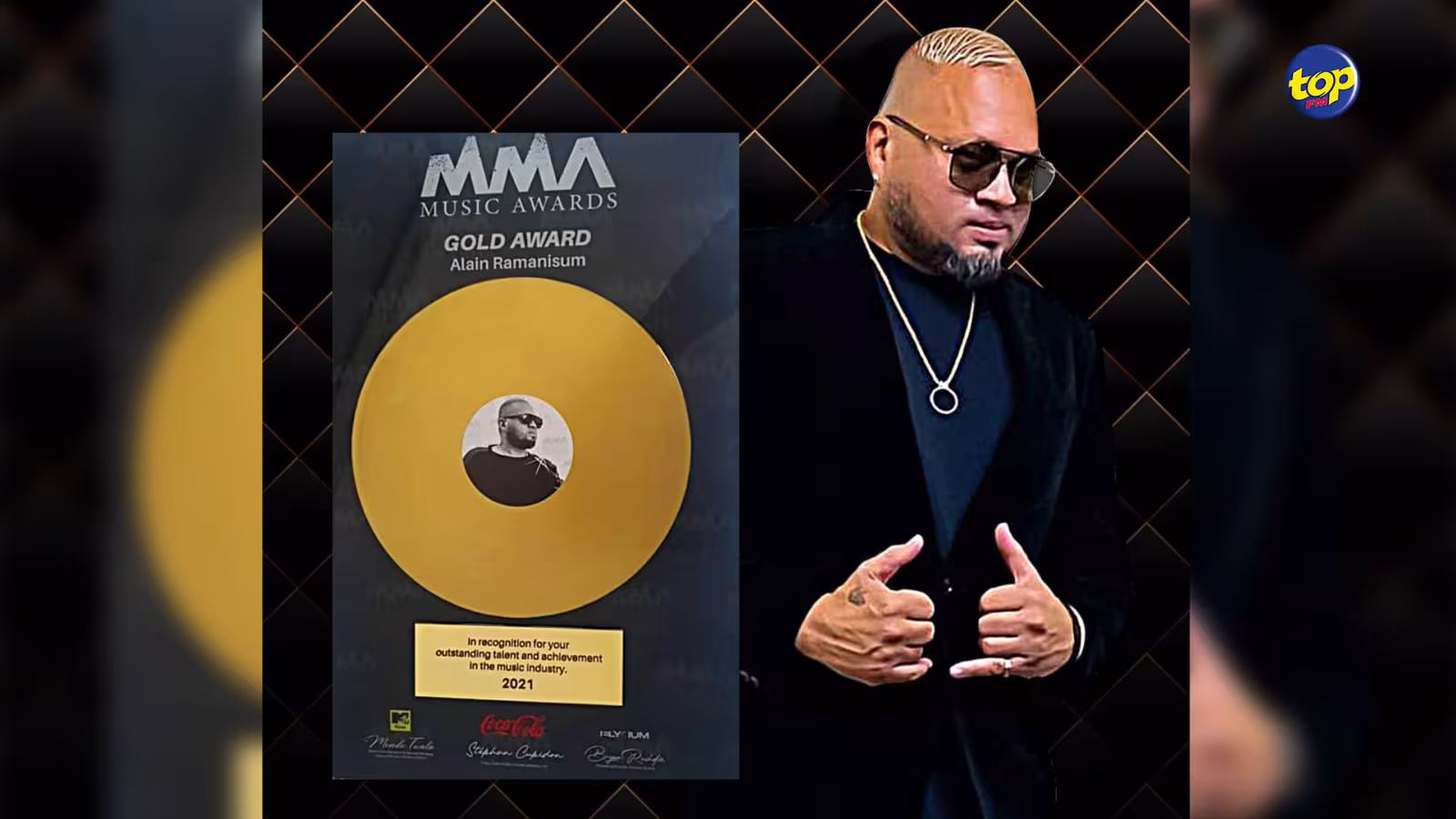 Au Mauritius Music Awards : Alain Ramanisum décroche le Gold Award…