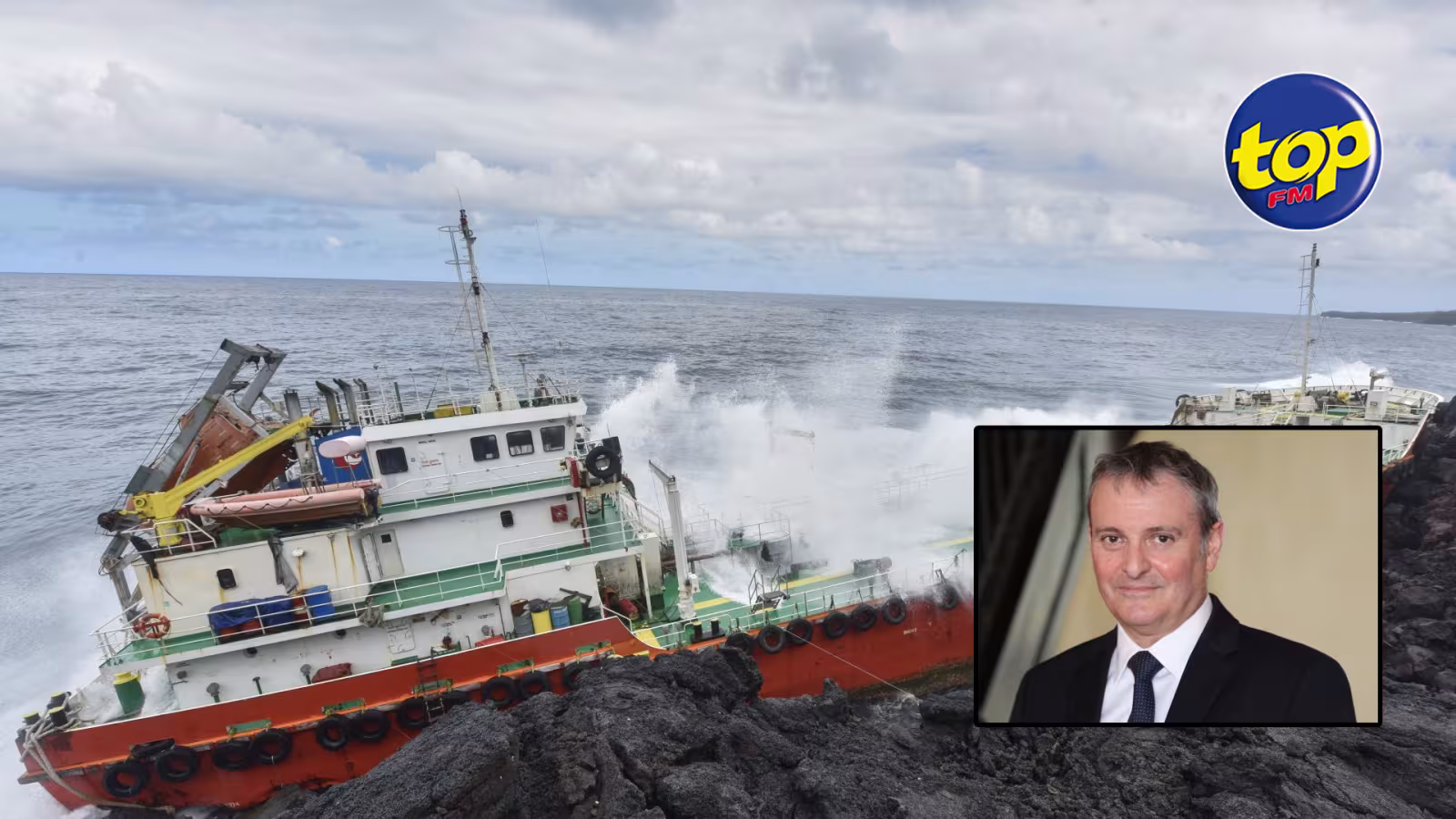Annonce du préfet de La Réunion : Reprise des opérations de dépollution autour du navire Tresta Star