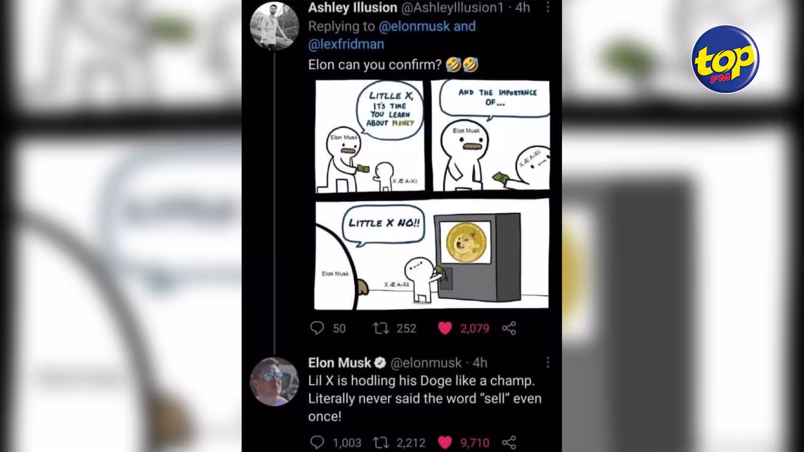 Sur Twitter : Elon Musk répond à un Mauricien et fait décoller le Dogecoin