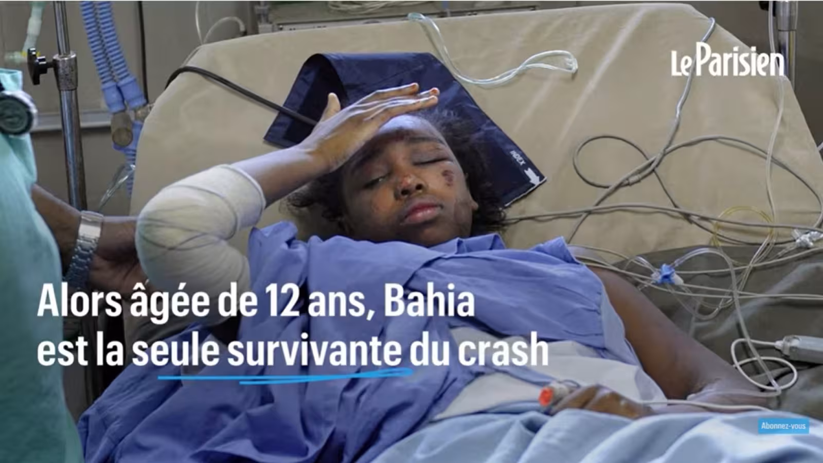 Bahia Bakari, seule survivante d’un crash d’avion
