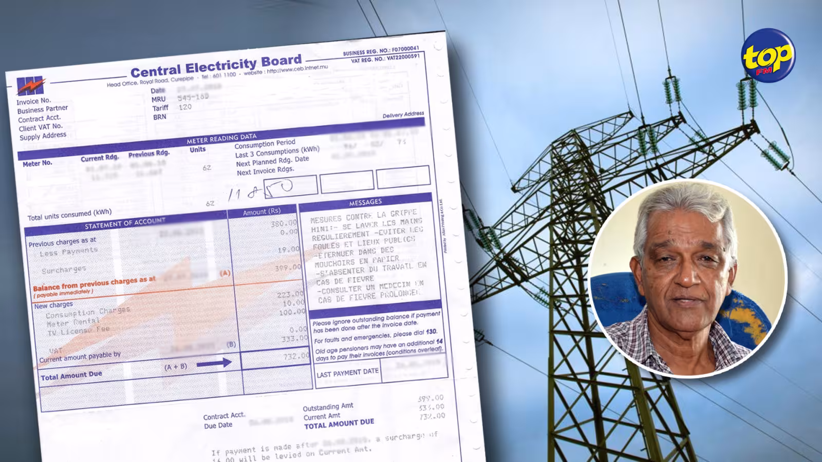 Éventuelle hausse des tarifs d’électricité : « Pourquoi une telle décision alors que le CEB fait des superprofits ? » dénonce Jayen Chellum