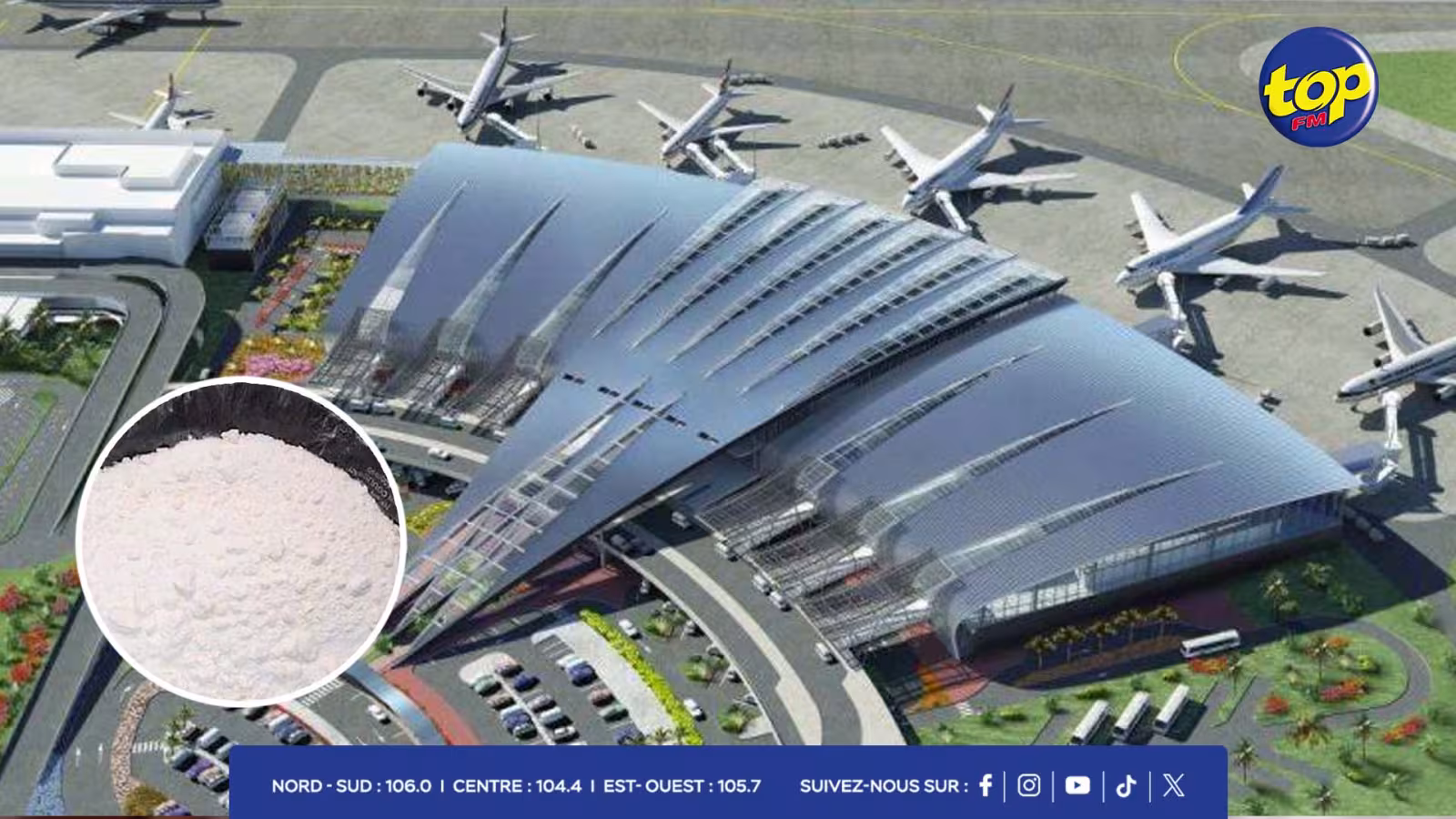 À l'aéroport SSR : Un octogénaire kényan arrêté avec plus de Rs 17 millions de cocaïne