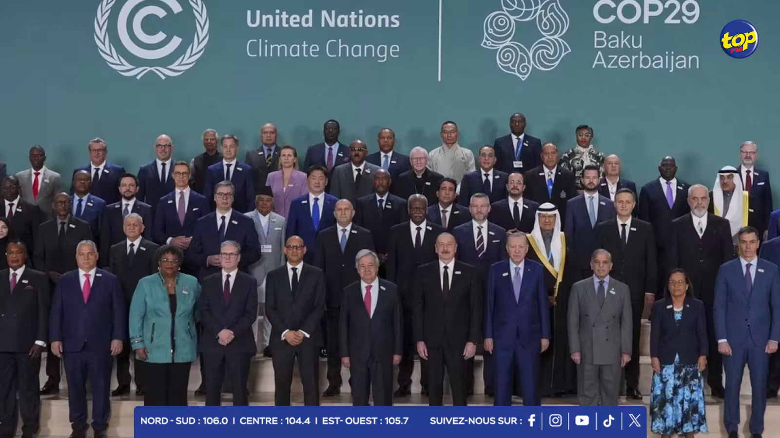 COP29: au premier jour du sommet des chefs d'États, la question du financement mise en exergue