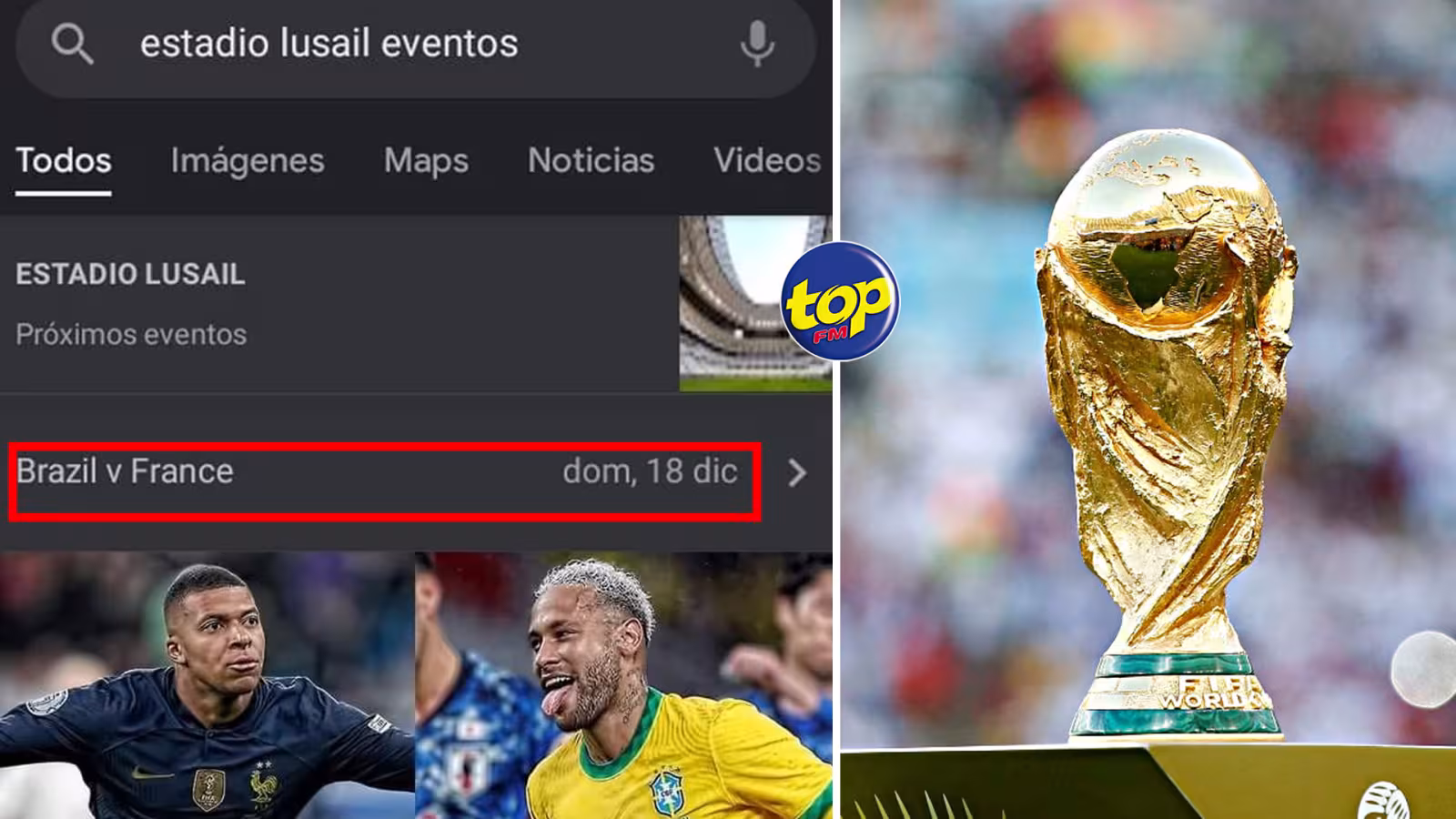 Coupe du Monde 2022 : Google annonce par erreur une final FRANCE – BRÉSIL
