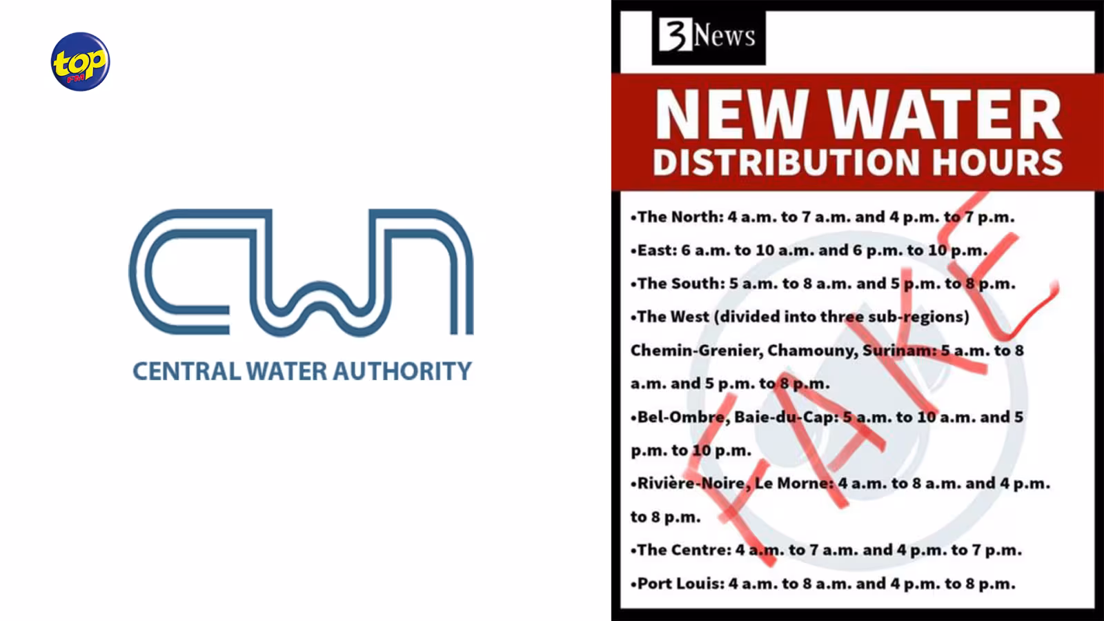 Fake news : la CWA dément le contenu d’un communiqué, faisant état d’une révision des horaires de distribution, en circulation sur les réseaux sociaux 