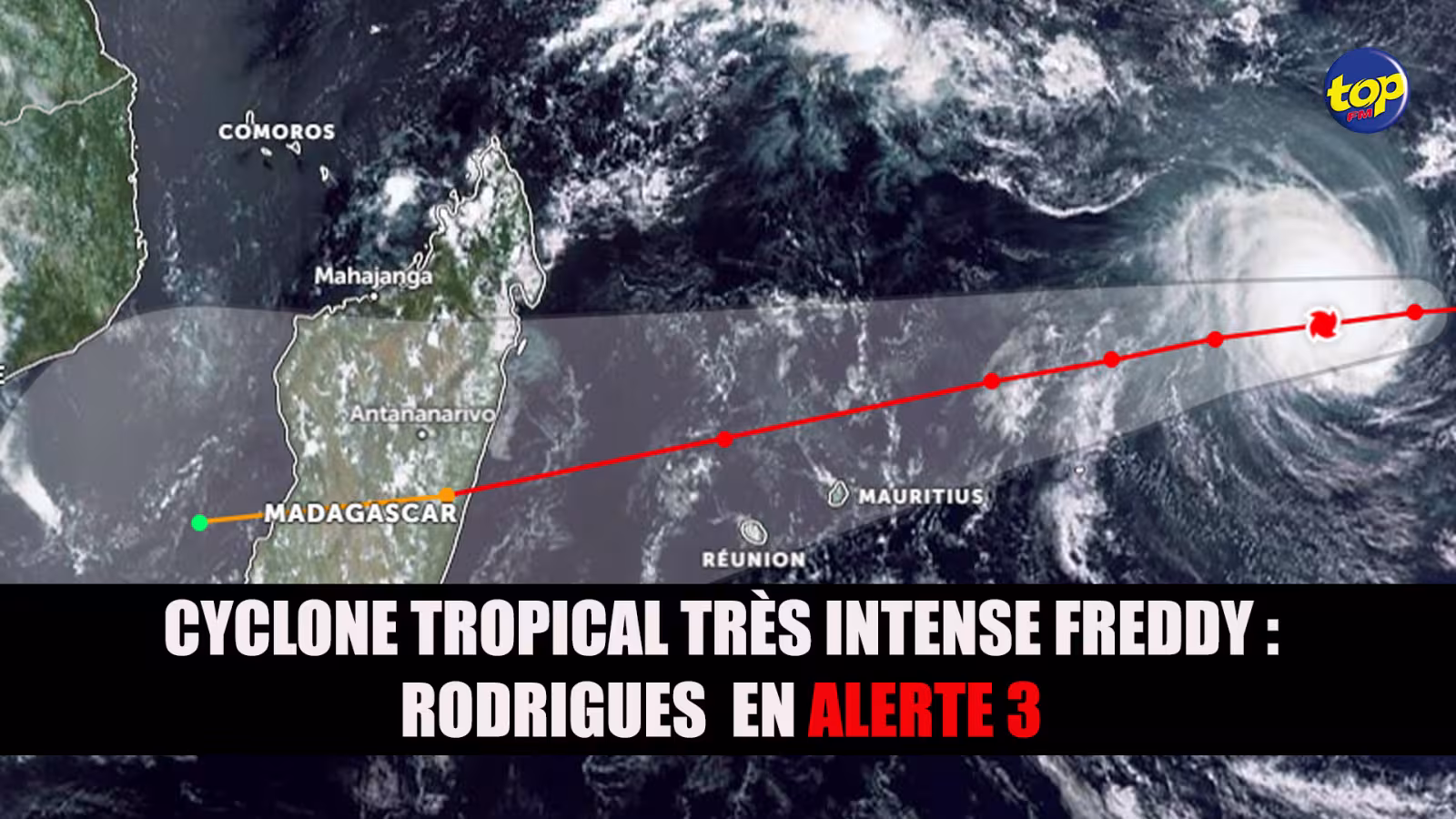 Cyclone tropical très intense Freddy : Rodrigues en alerte 3