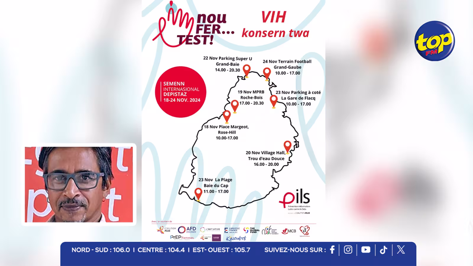 Santé : Campagne de dépistage du VIH et des maladies sexuellement transmissibles dans les rues à partir de cette semaine 