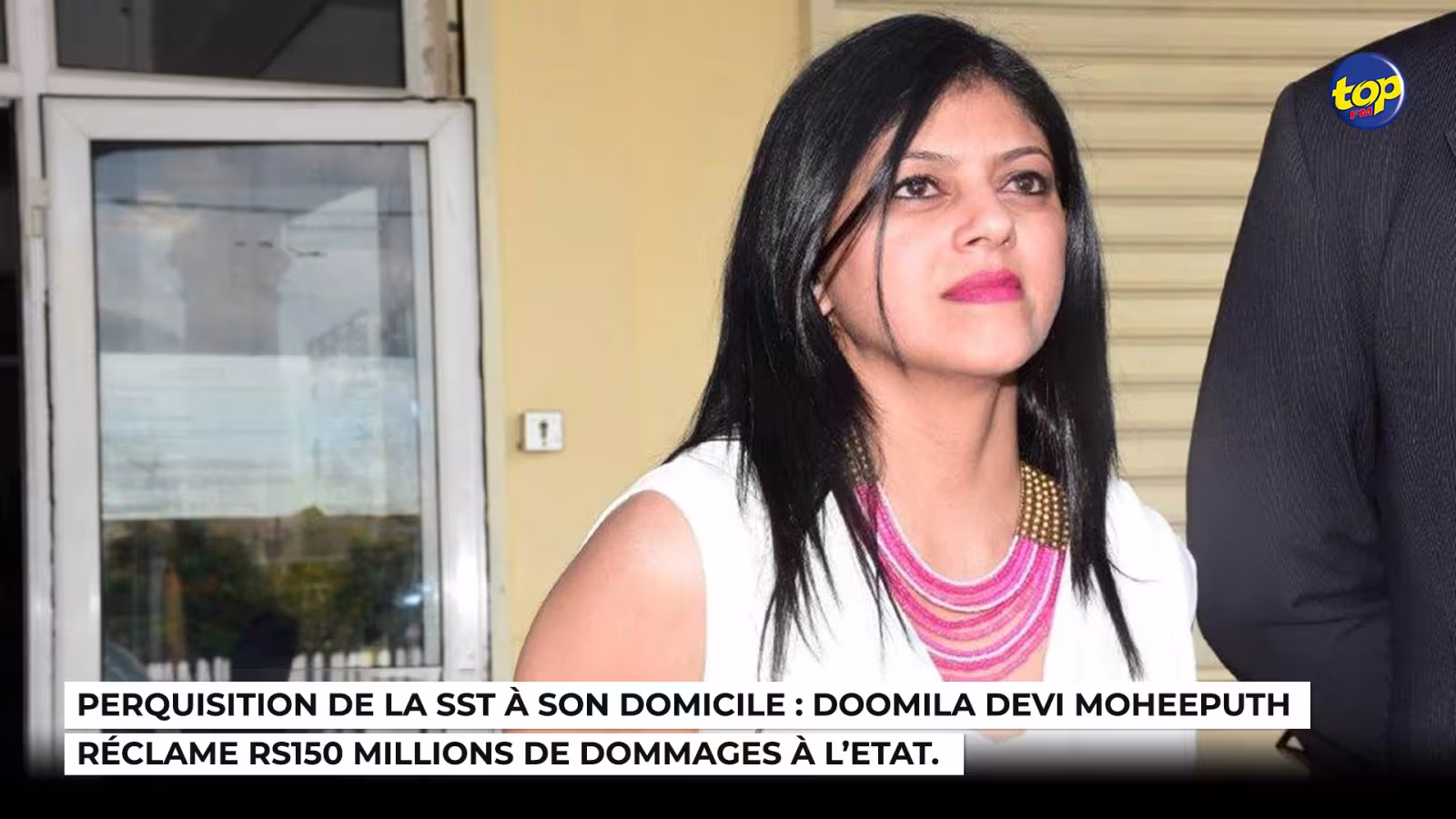Perquisition de la SST à son domicile : Doomila Devi Moheeputh réclame Rs150 millions de dommages à l’Etat.