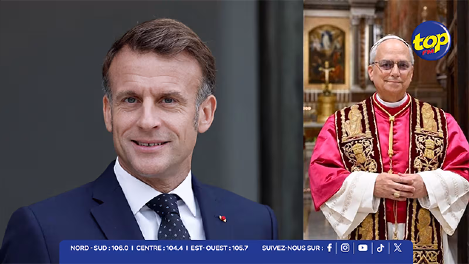 Emmanuel Macron - pape Léon XIV