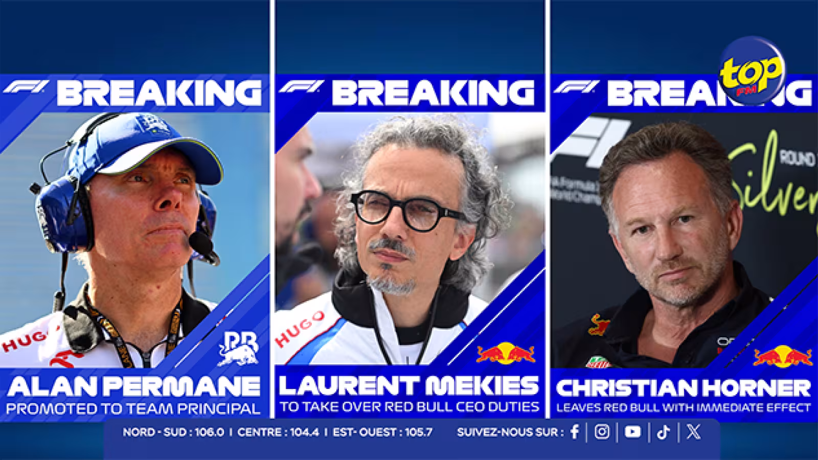 F1- Red Bull Racing : Christian Horner écarté, Laurent Mekies prend les commandes comme Team Principal