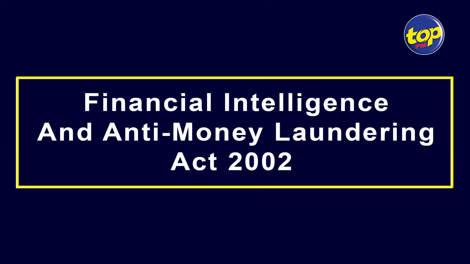 Financial Intelligence And Anti-Money Laundering Act 2002 : Le Review Panel mis en place conformément à l’article 19Q, désormais opérationnel