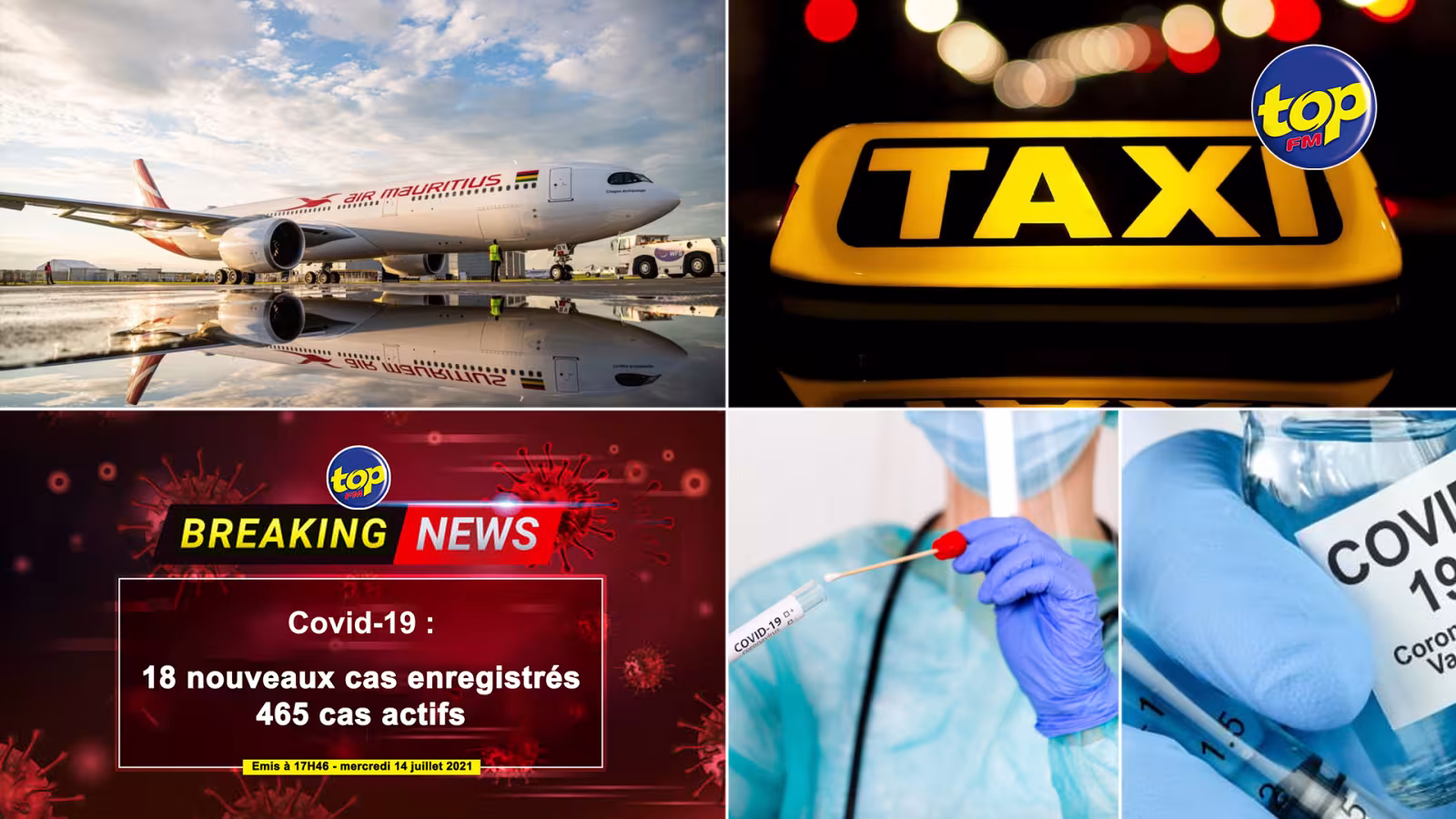Les grands titres de Top FM de ce dimanche 12 décembre 2021