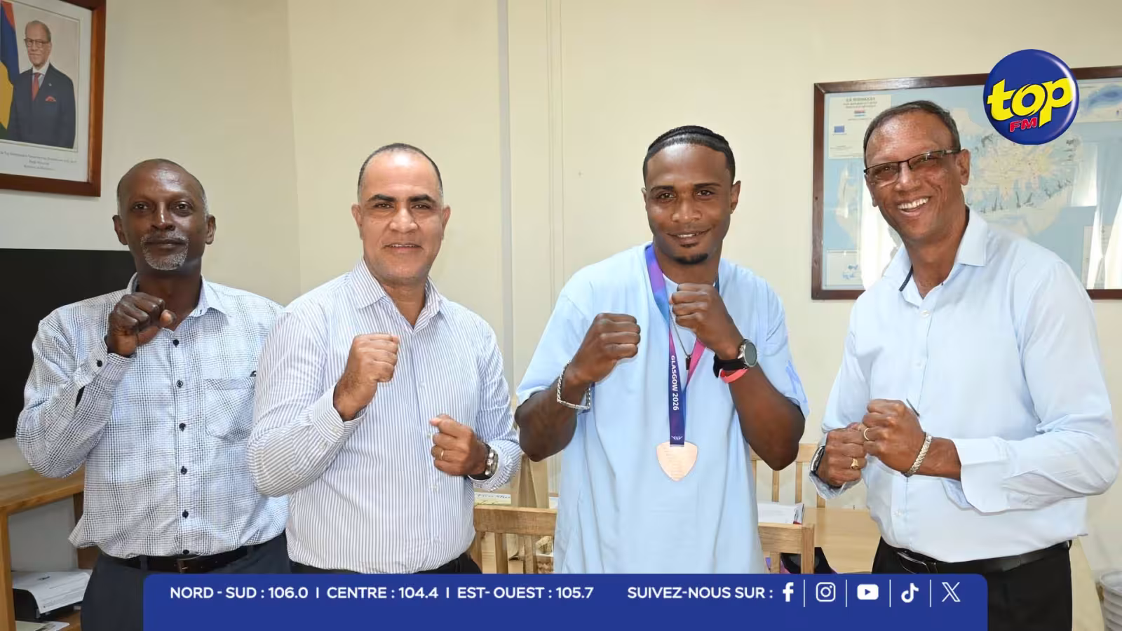 Jeux du Commonwealth 2026 : Rodrigues récompense Merven Clair pour sa médaille de bronze à Glasgow