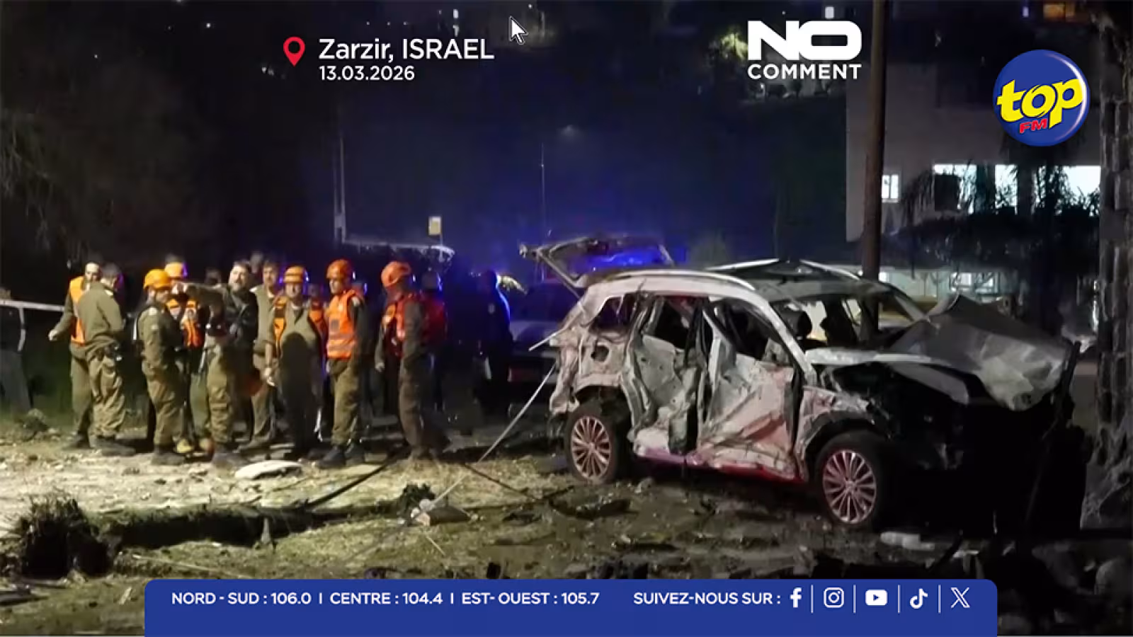 Israël : frappe de missile à Zarzir, une trentaine de blessés