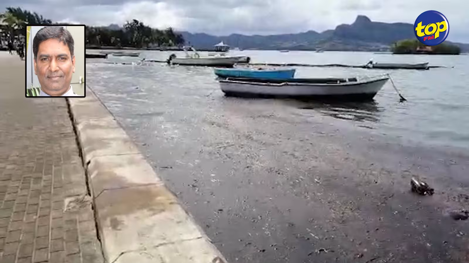 « Il reste encore un peu d’huile lourde dans l’eau au Mahébourg Waterfront », déplore Munsoo Korrimboccus