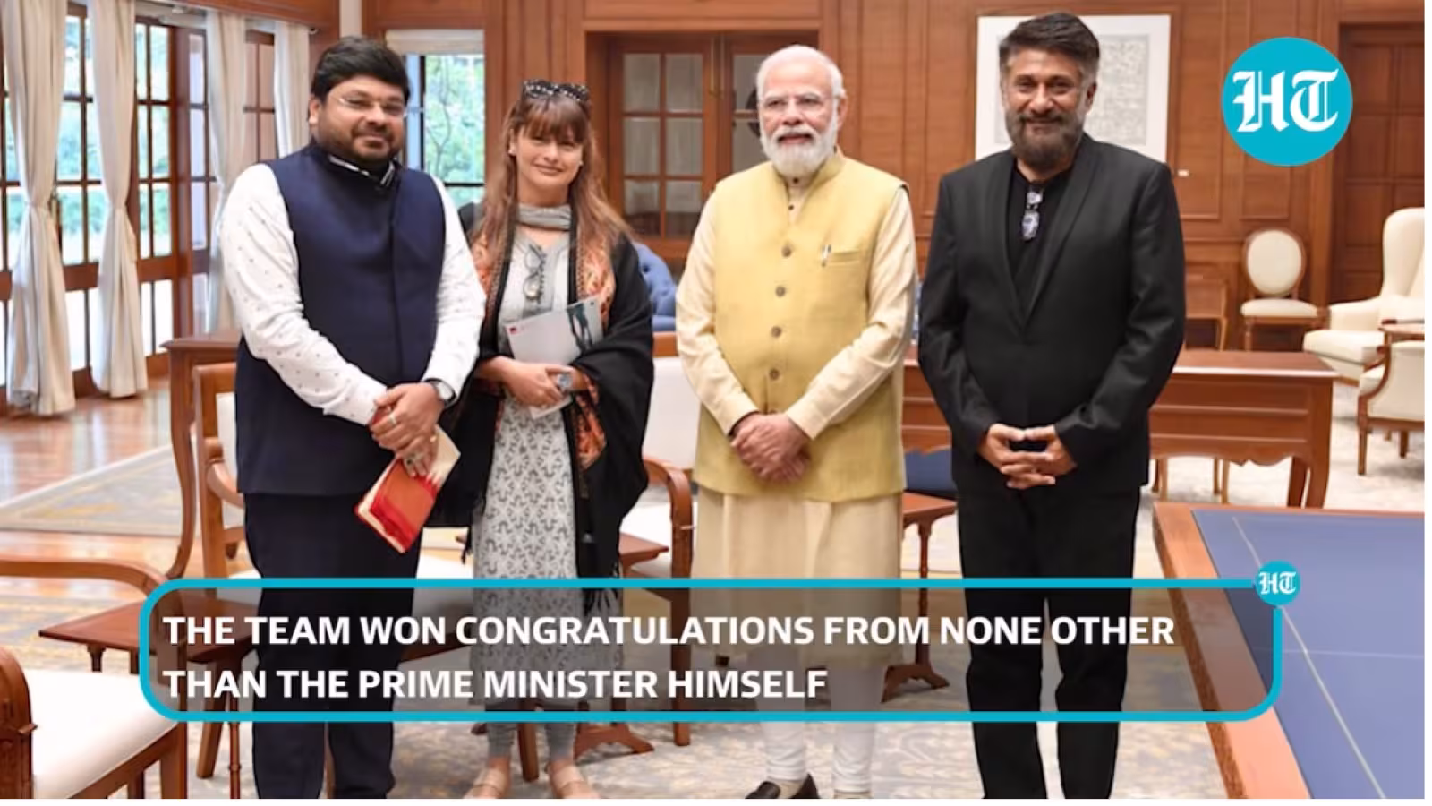 Le Premier ministre Narendra Modi félicite l’équipe du “The Kashmir Files”