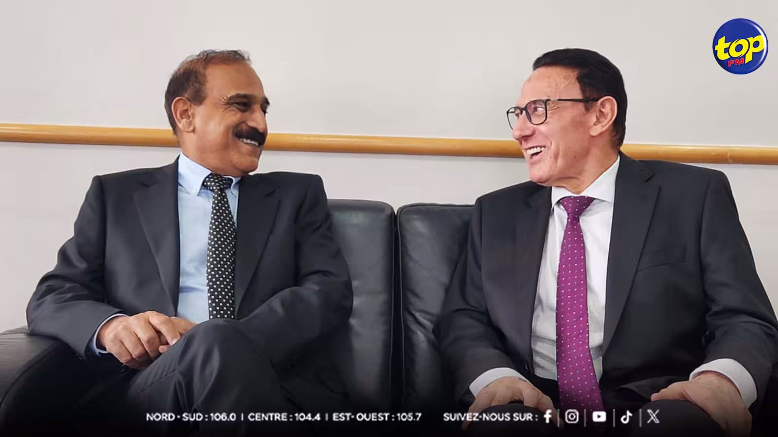 Rencontre entre le président du conseil d’administration d’Air Mauritius, Kishore Beegoo, et le prochain CEO de la compagnie