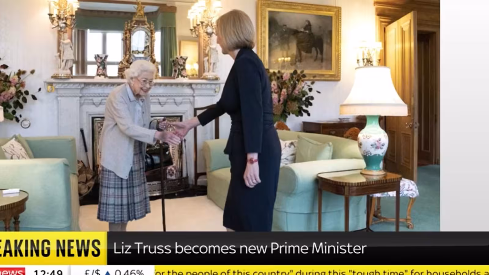 La reine Elizabeth demande à Liz Truss de prendre la relève en tant que Premier ministre britannique
