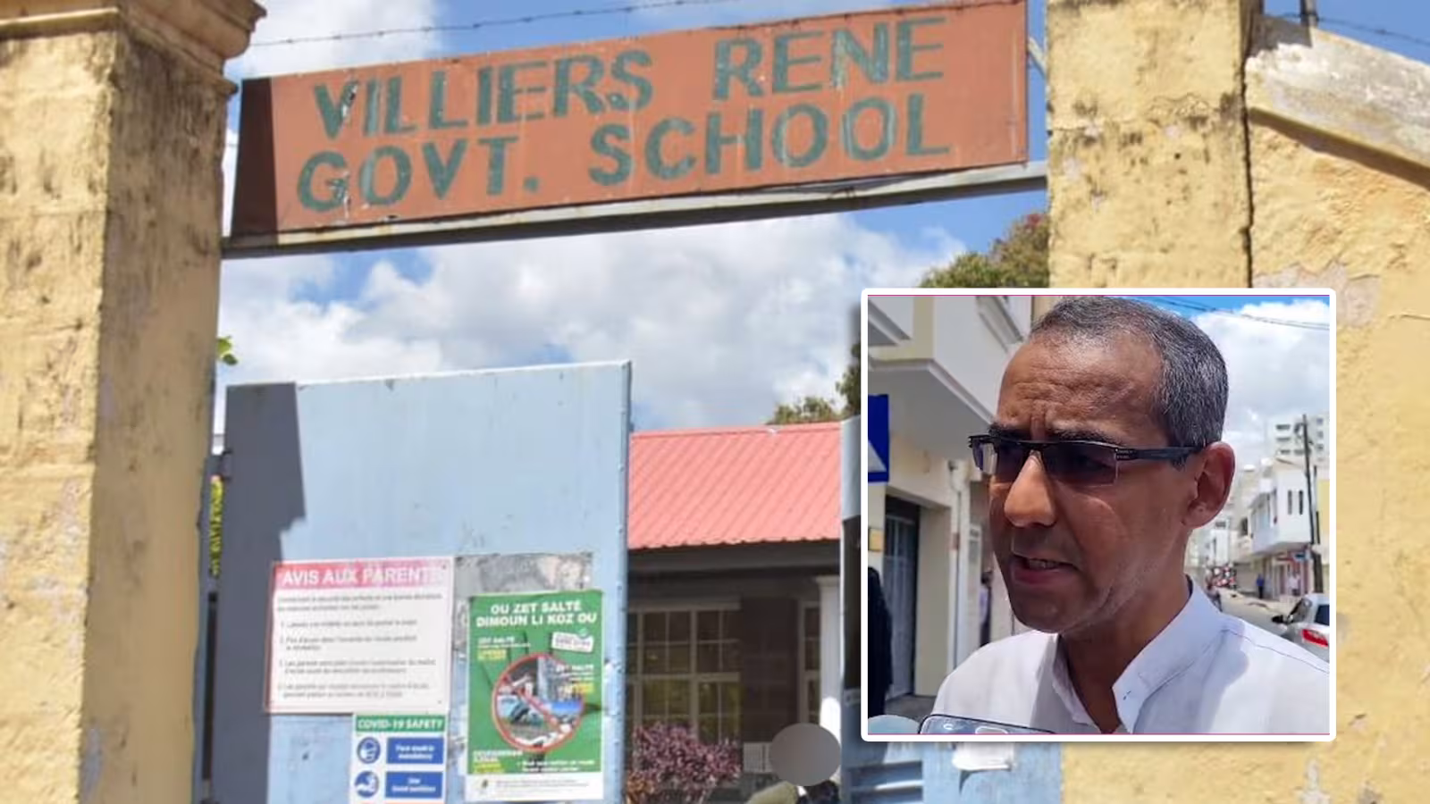 Intoxication alimentaire à l’école Villiers René : « Le problème pourrait résulter de la mauvaise qualité de l’eau », précise le député Osman Mahomed
